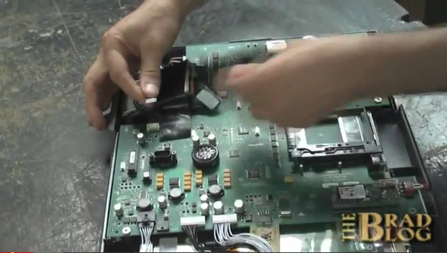 Man-in-the-Middle Remote Attack on Diebold Touch-screen Voting Machine