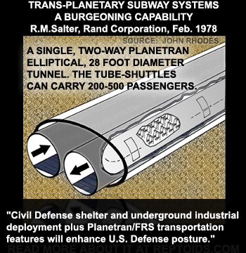 L.A. to N.Y. in Half an Hour: 10,000 Plus M.P.H. Tunnel Train Used for Underground Bases?