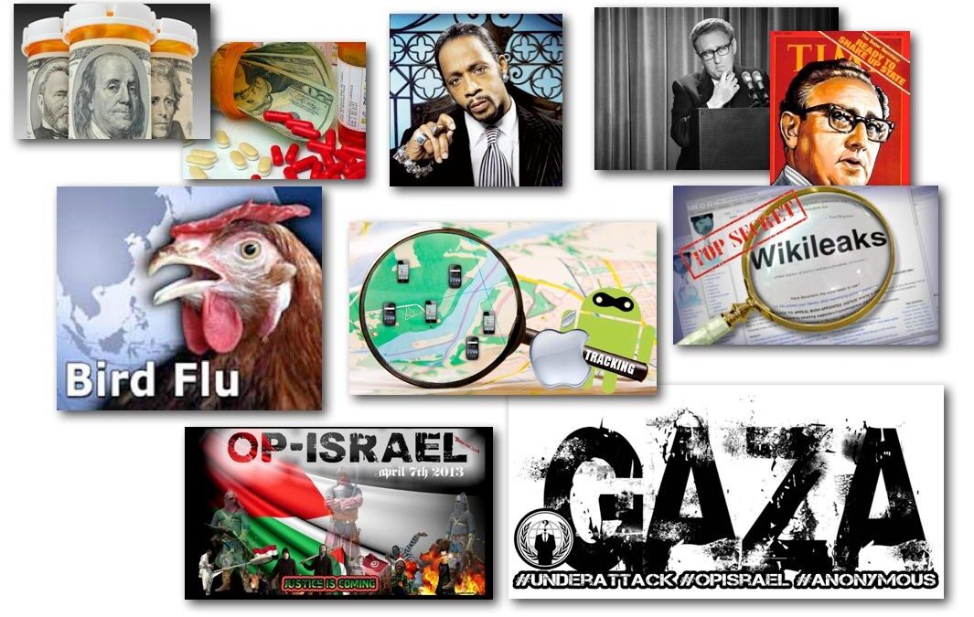 April 9, 2013 – Decrypted Matrix Radio: DoJ Cries Espionage, Spying MobileApps, Wikileaks Kissinger Cables, Katt Williams Illuminati, Bird Flu Bio-Weapon, Anonymous Attacks Israel